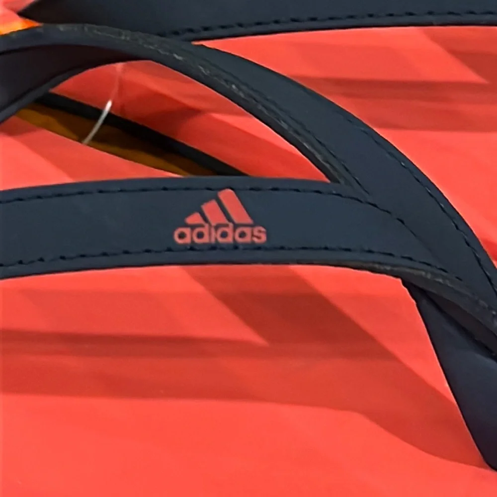 Adidas Eezay Flip Flops Thongs Sandals Shoes new F35031 Blue pink Women’s Size 7_9